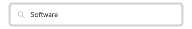 Subject search showing matching results in a dropdown